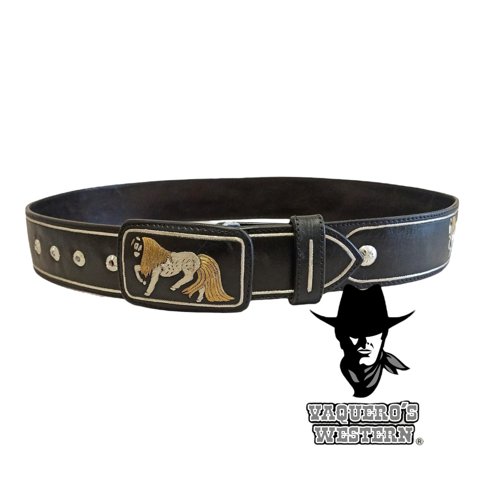 Cinto Caballo Cordón Negro
