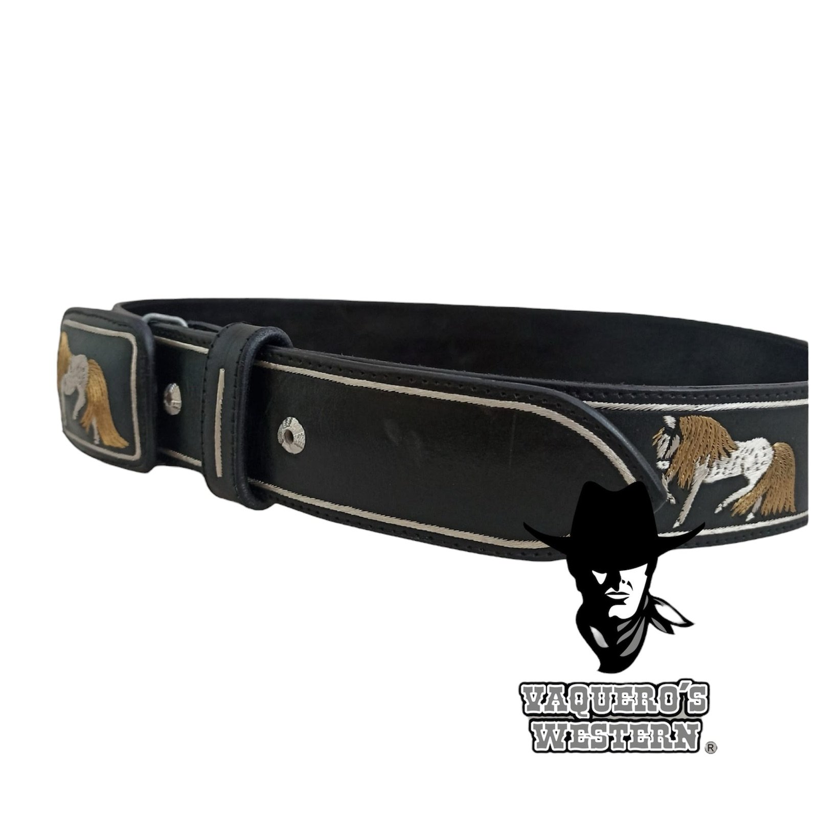 Cinto Caballo Cordón Negro