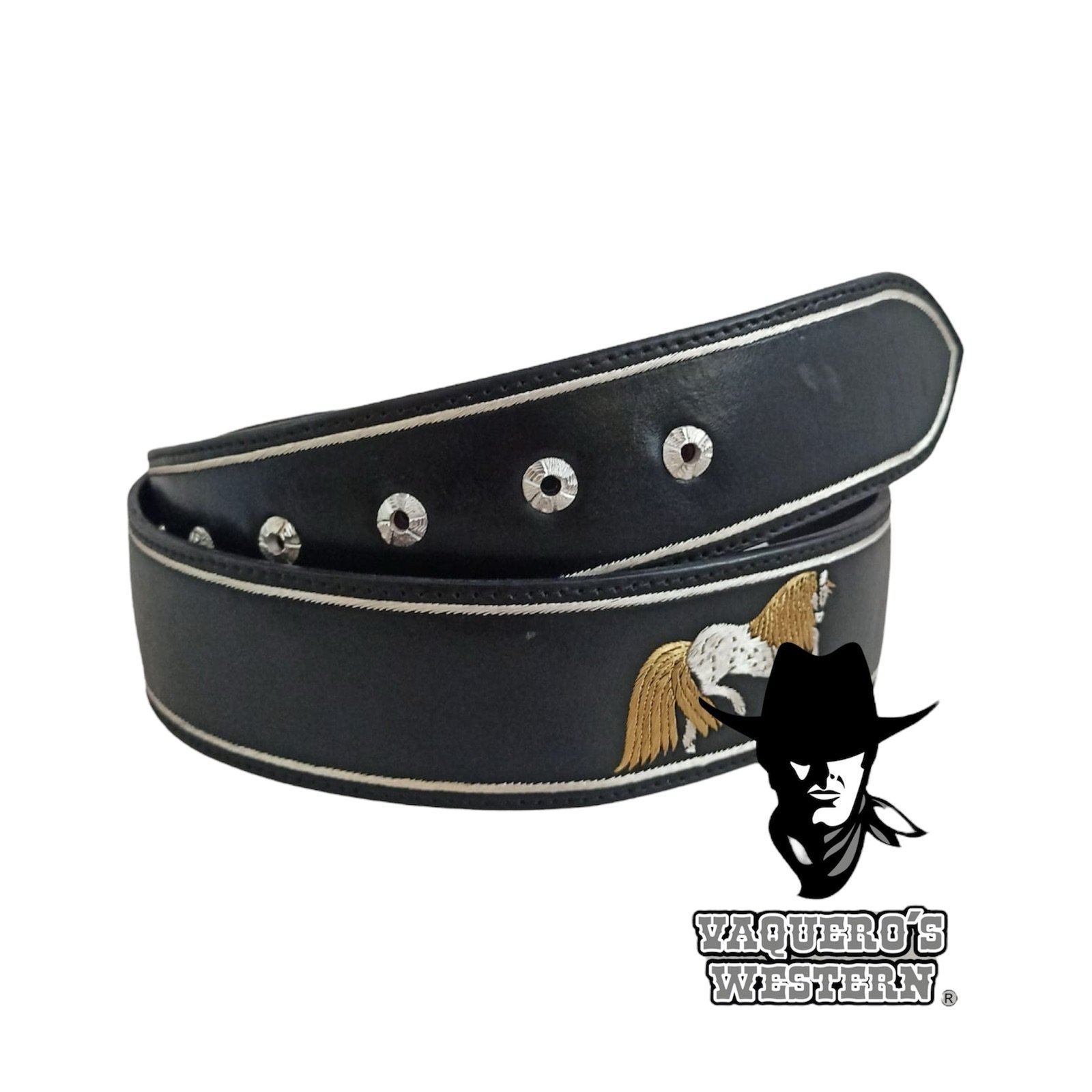 Cinto Caballo Cordón Negro