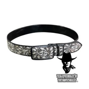 Cinto Cola Pavo Real Negro