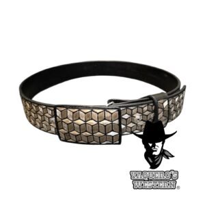 Cinto Extra Fino Dados P Negro