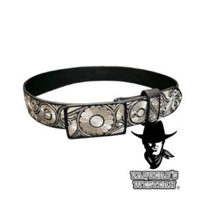 Cintó Fino Caracol Girasol P Negro