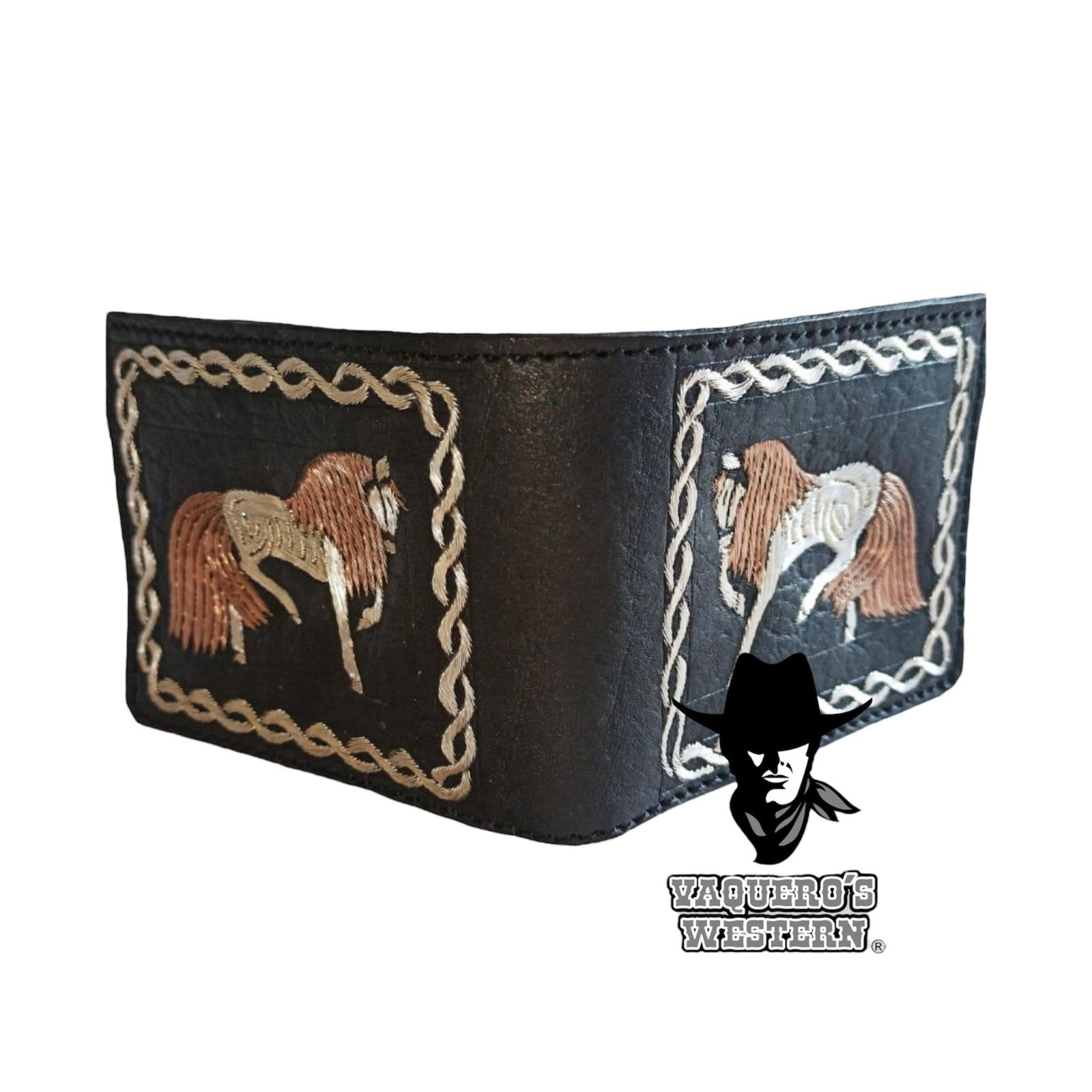Cartera Caballo Cordón Negro