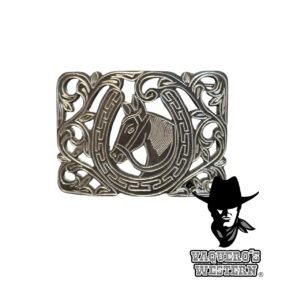 Hebilla Rameado Herradura con Caballo