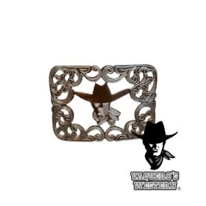 Hebilla Rameado Vaquero’s Western Dorado